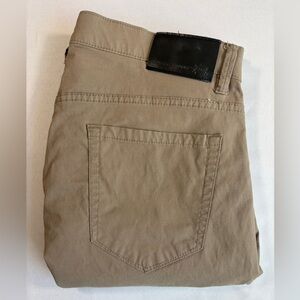 English Laundry Men’s 5-Pocket Slim Fit Stretch Pants Khaki Size 34x30